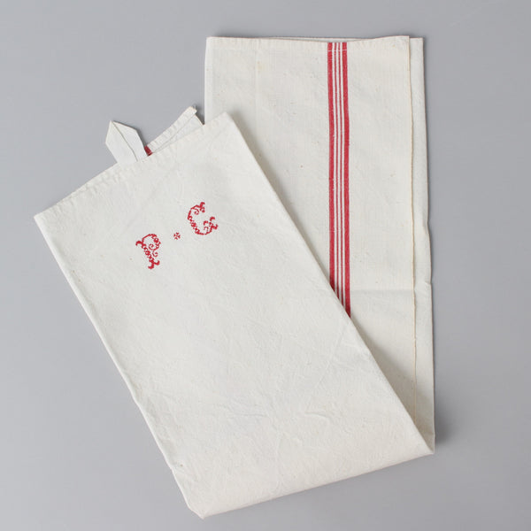 VINTAGE LINEN TEA TOWEL
