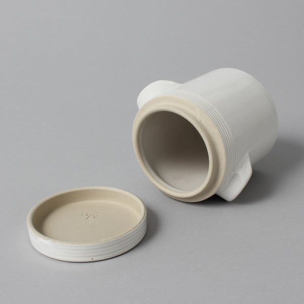 STONEWARE STORAGE JAR MEDIUM