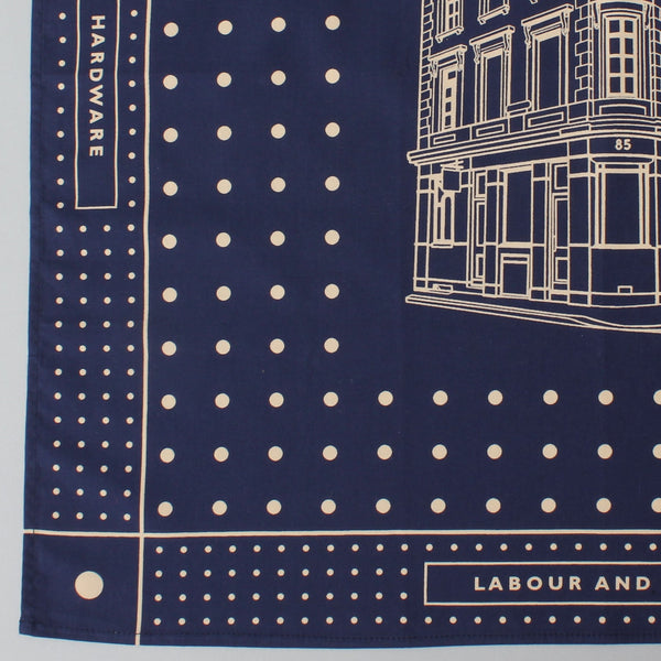 BLUEPRINT HANDKERCHIEF