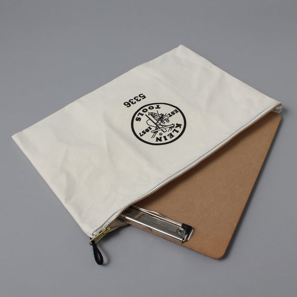 CANVAS ZIPPER BAG LARGE