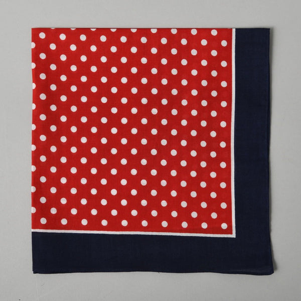 BORDER SPOT HANDKERCHIEF