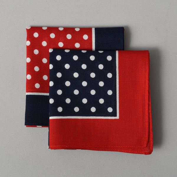 BORDER SPOT HANDKERCHIEF