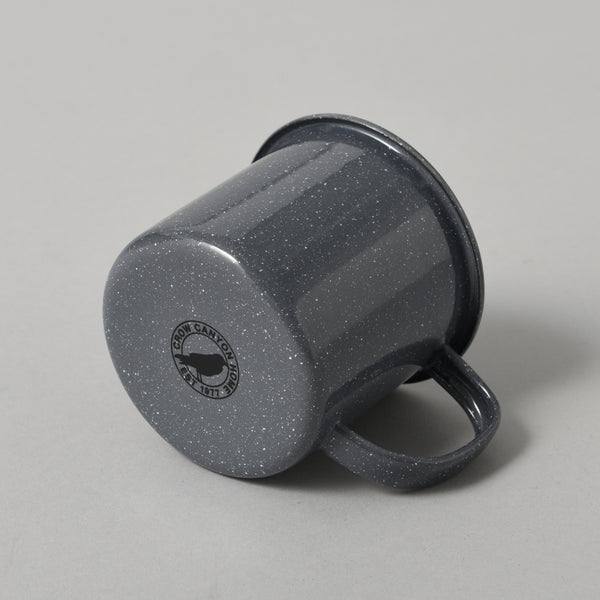 FLECKED ENAMEL MUG GREY