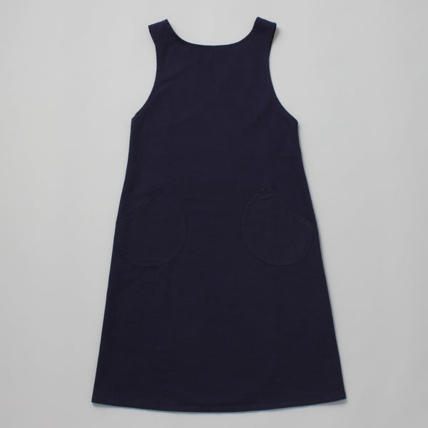CROSSOVER DRESS NAVY
