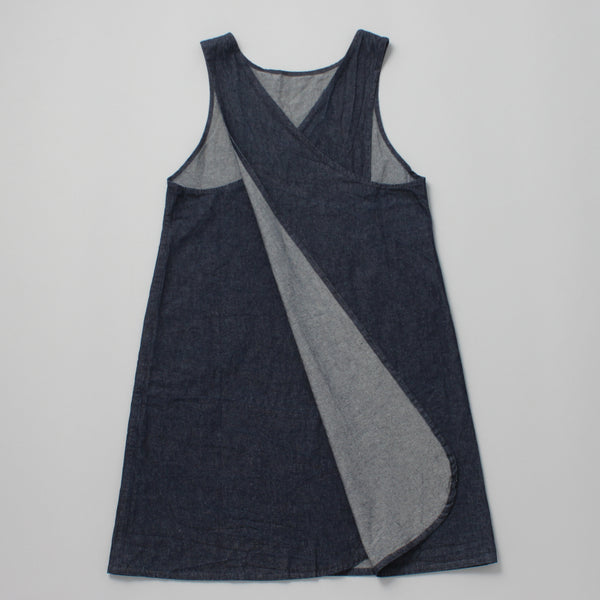 CROSSOVER DRESS DENIM