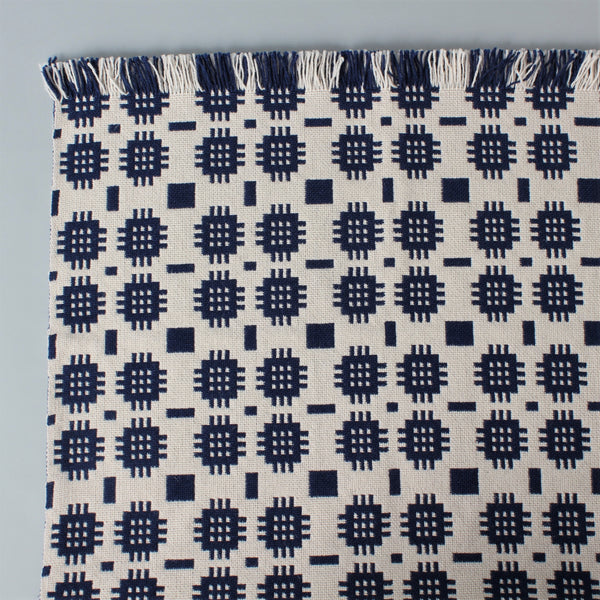 WELSH FLOOR RUG NAVY