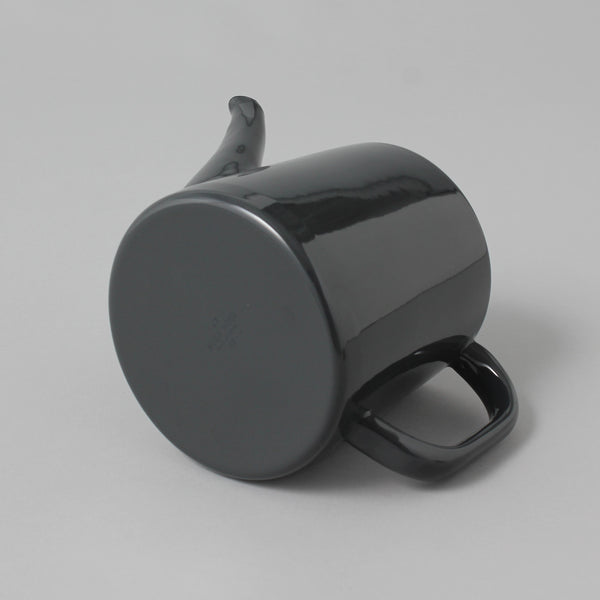 JAPANESE ENAMEL TEAPOT GREY
