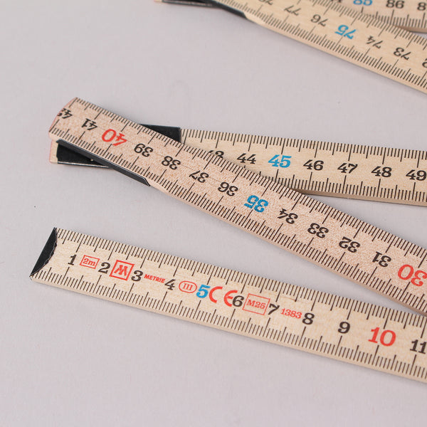 WOODEN FOLDING RULER