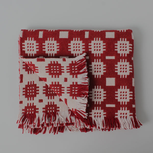 WELSH FLOOR RUG RED