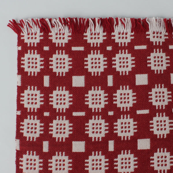 WELSH FLOOR RUG RED