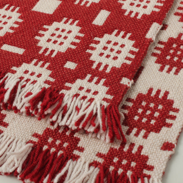 WELSH FLOOR RUG RED