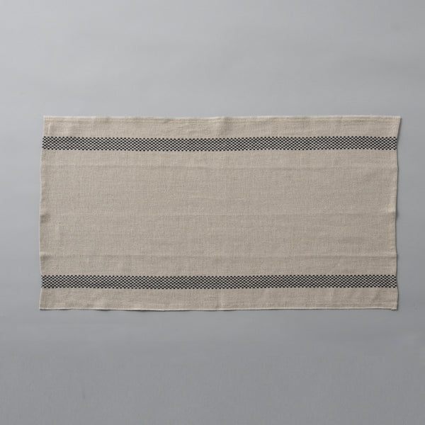FRENCH LINEN TEA TOWEL CHEQUER